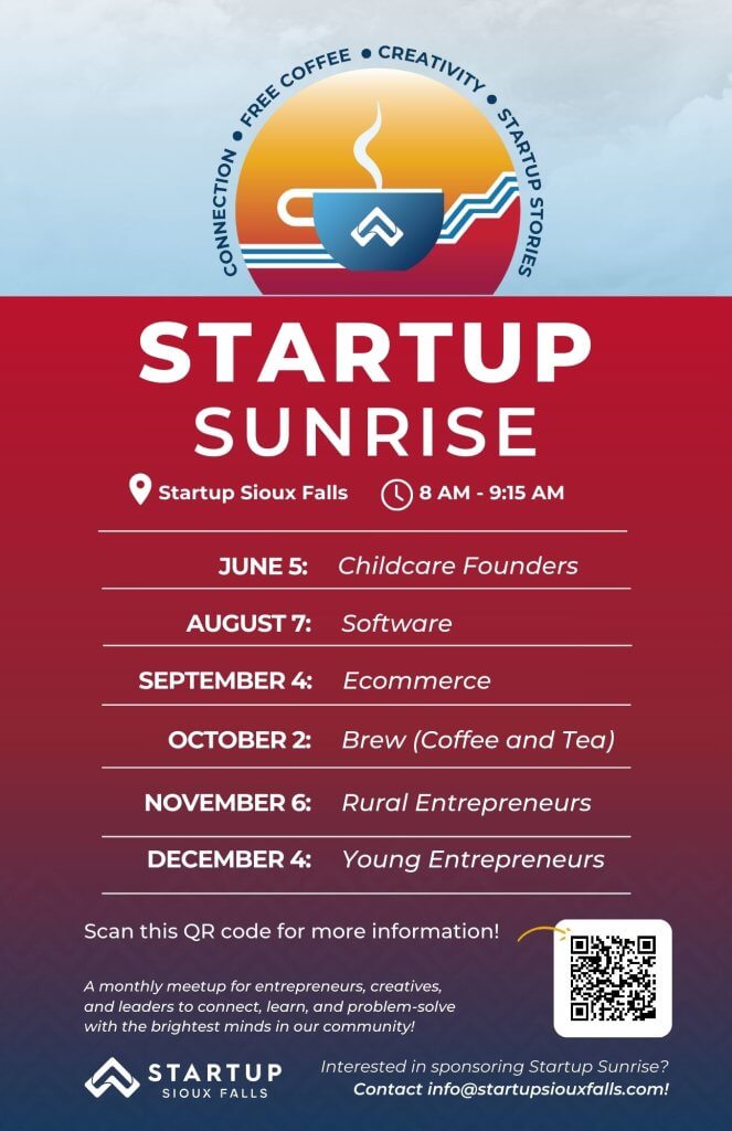 Startup Sunrise Poster Template